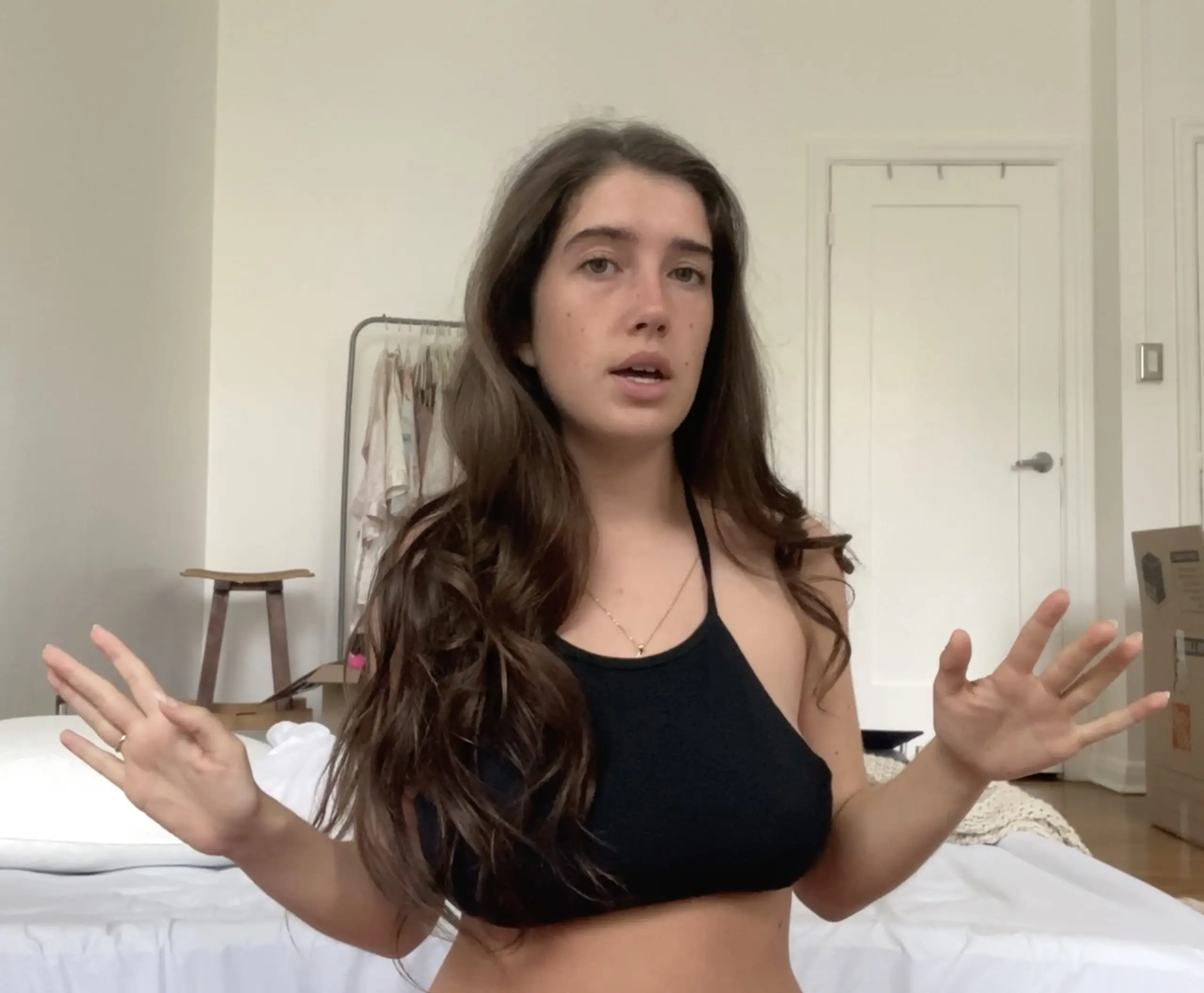 Molly Rose in Brandy Melville clothing